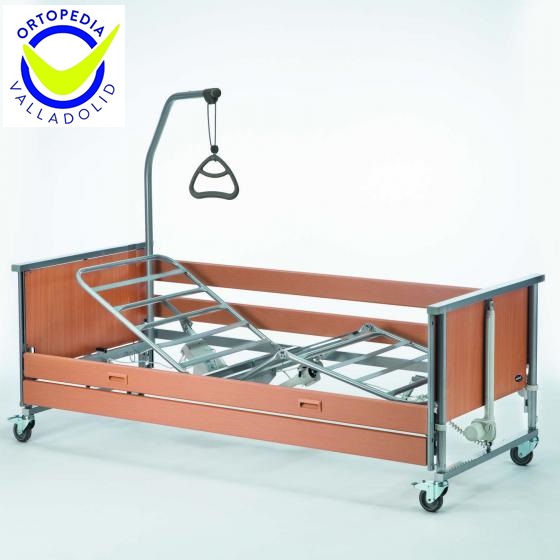 Cama articulada Medley Erco barandillas madera Ortopedia Valladolid